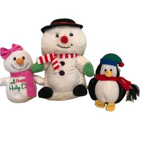 Snow Bundle: Snowman Snowgirl Penguin Ready for a Snow Day